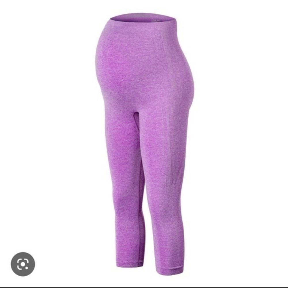 LWJ1982 Maternity Workout Activewear Prenatal Capri Yoga Leggings. M/L EUC #6019